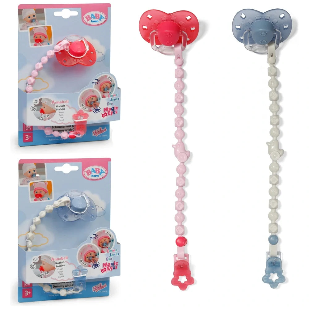 Baby Born Dummy With Clip  Assorted