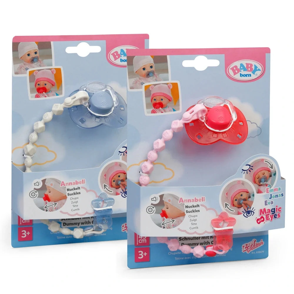 Baby Born Dummy With Clip  Assorted