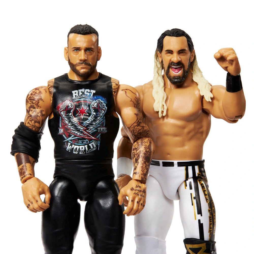 WWE Wrestling Figure Twin Pack CM Punk vs Seth Freakin Rollins