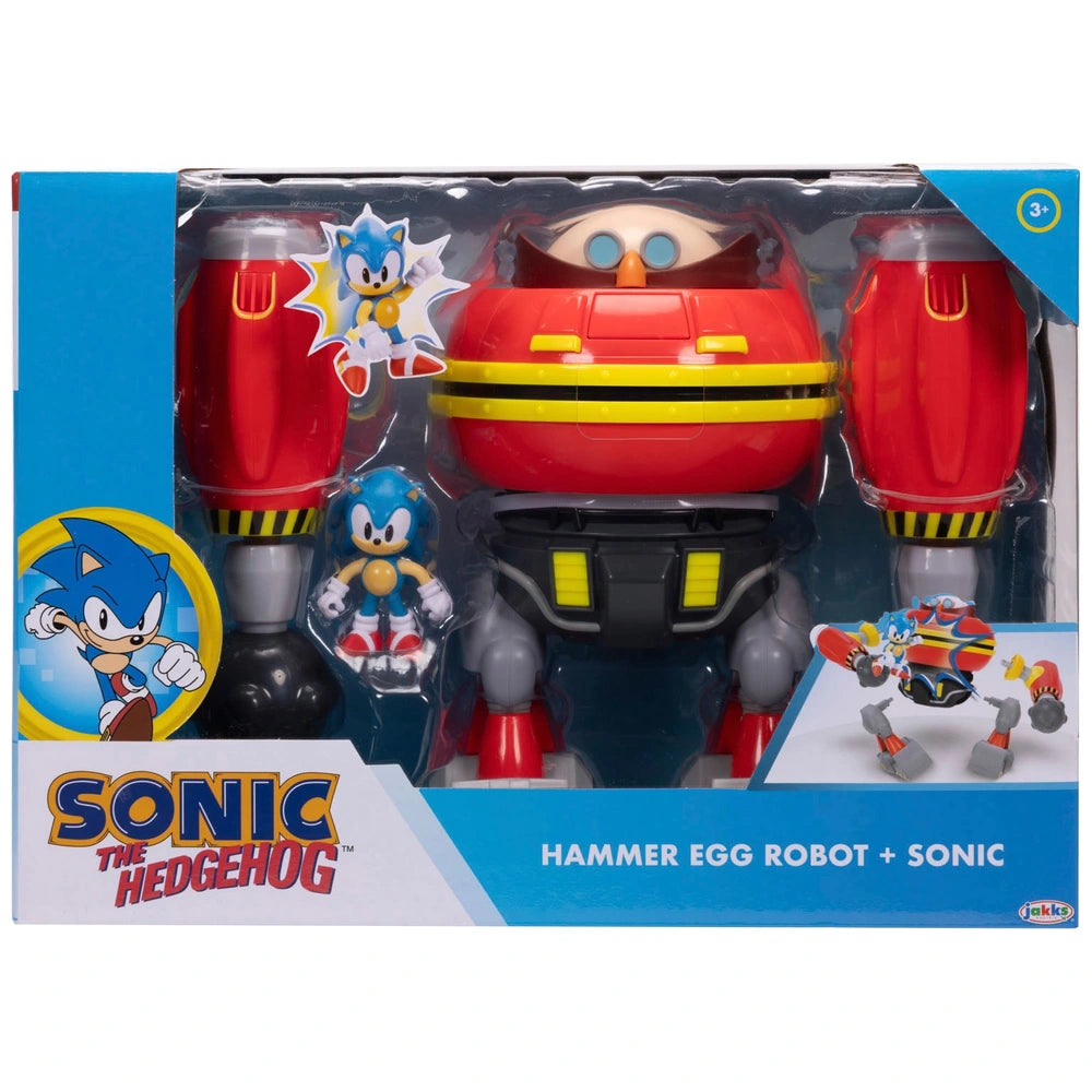 Sonic The Hedgehog Hammer Egg Robot And Sonic