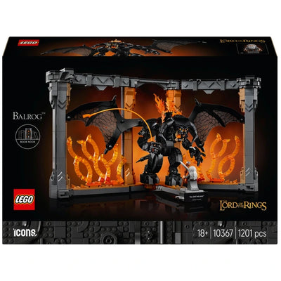 Lego Icons 10367 The Lord Of The Rings Balrog Book Nook Set