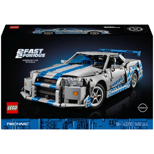 Lego Technic 42210 2 Fast 2 Furious Nissan Skyline GT-R (R34)