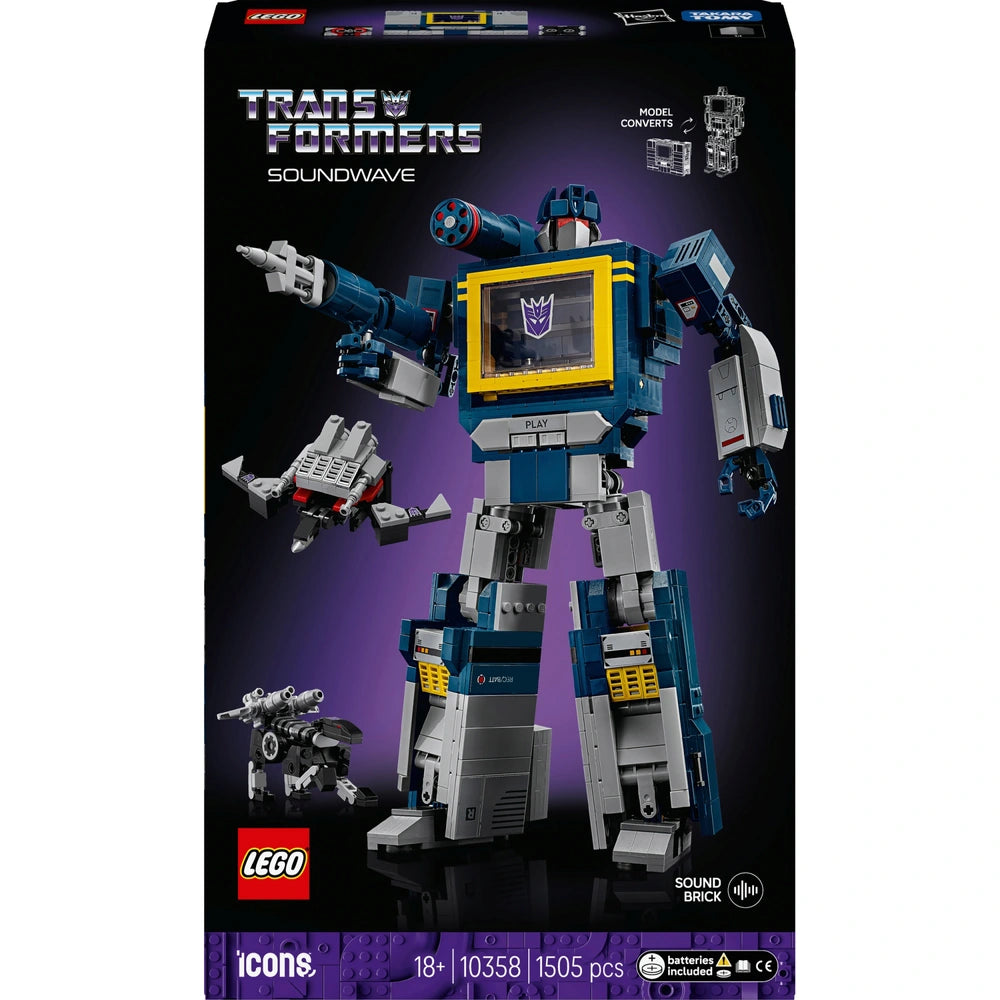 Lego Transformers 10358 Soundwave