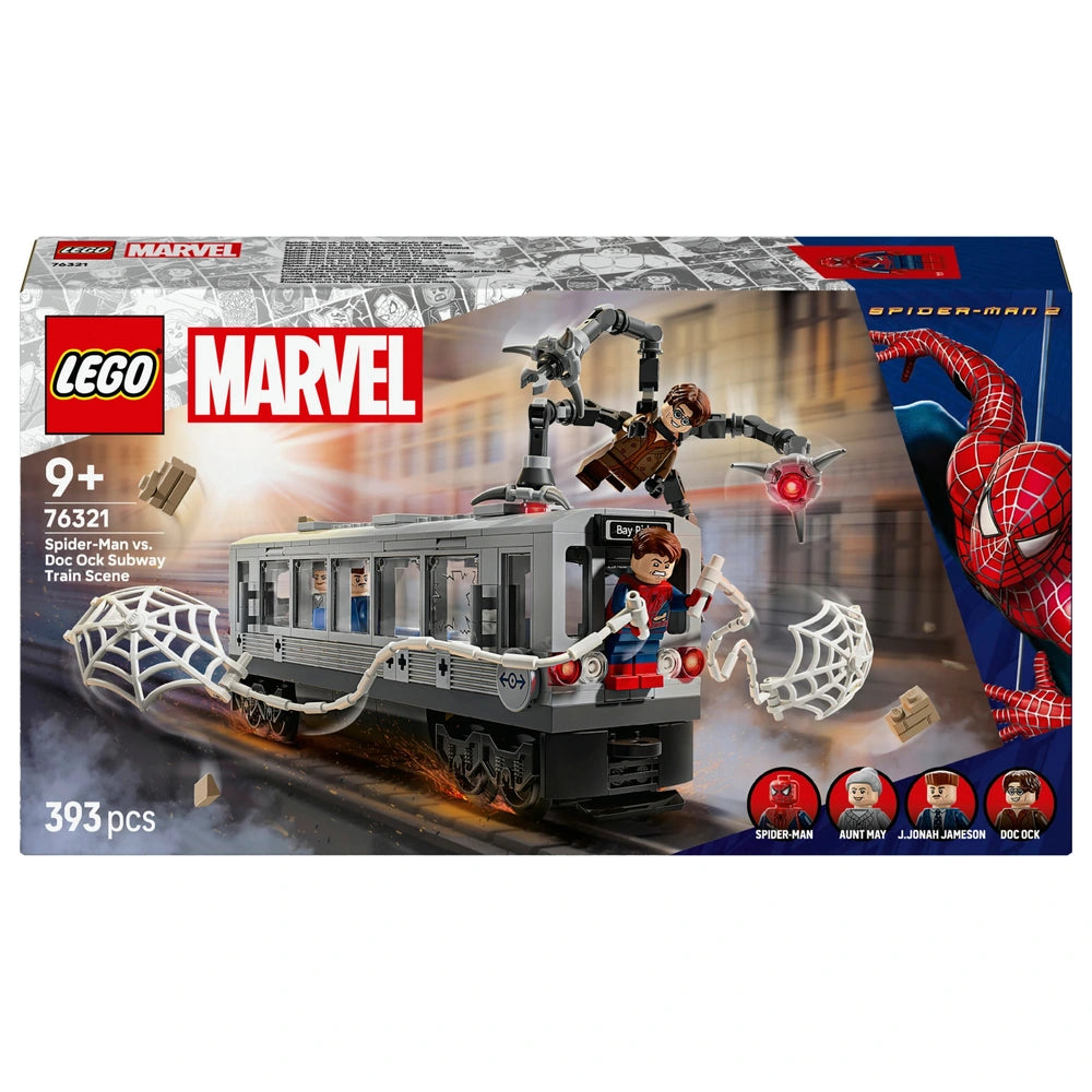 Lego Marvel 76321 SpiderMan vs Doc Ock Subway Train Scene