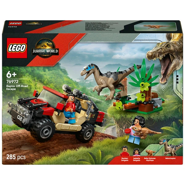 Lego Jurassic World 76972 Raptor Off Road Escape
