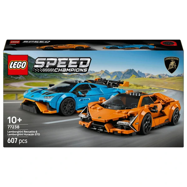 Lego Speed Champions 77238 Lamborghini Revuelto And Lamborghini Huracan STO