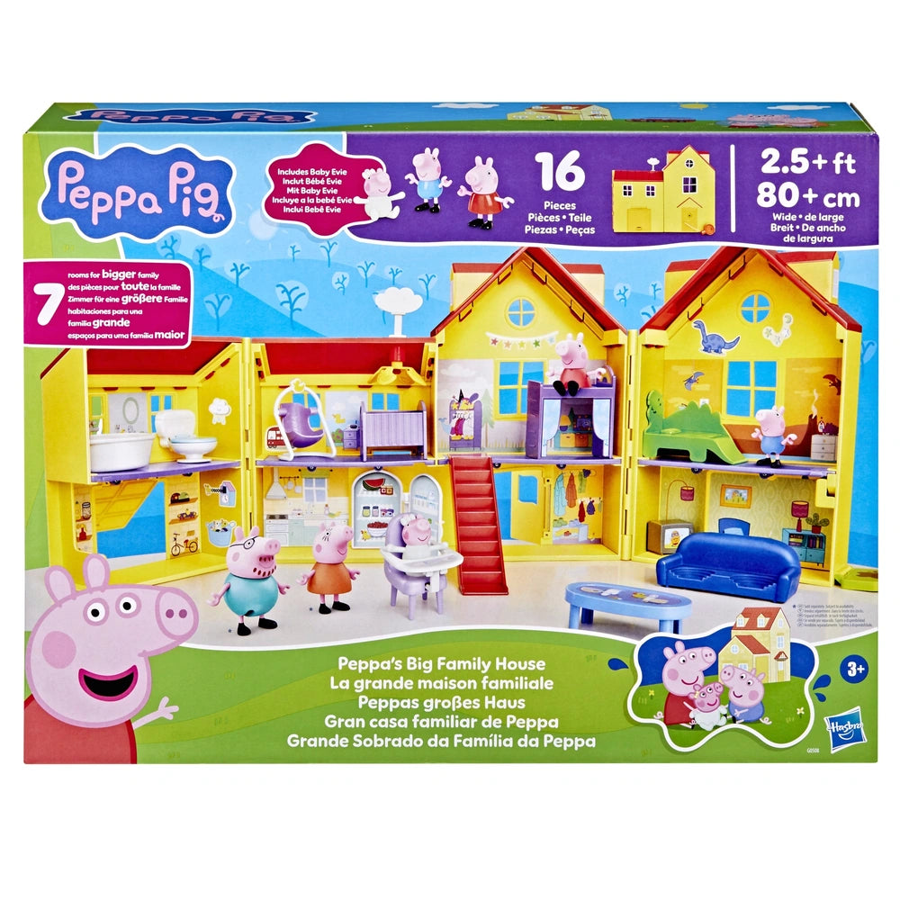 Peppa Pig Peppa's Big Family House With Baby Evie