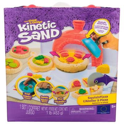 Kinetic Sand Squish Pizza Rising Pizza Playset
