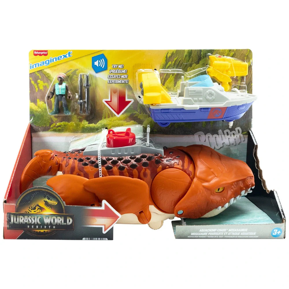 Jurassic World Imaginext Aquachomp Dinosaur Chase