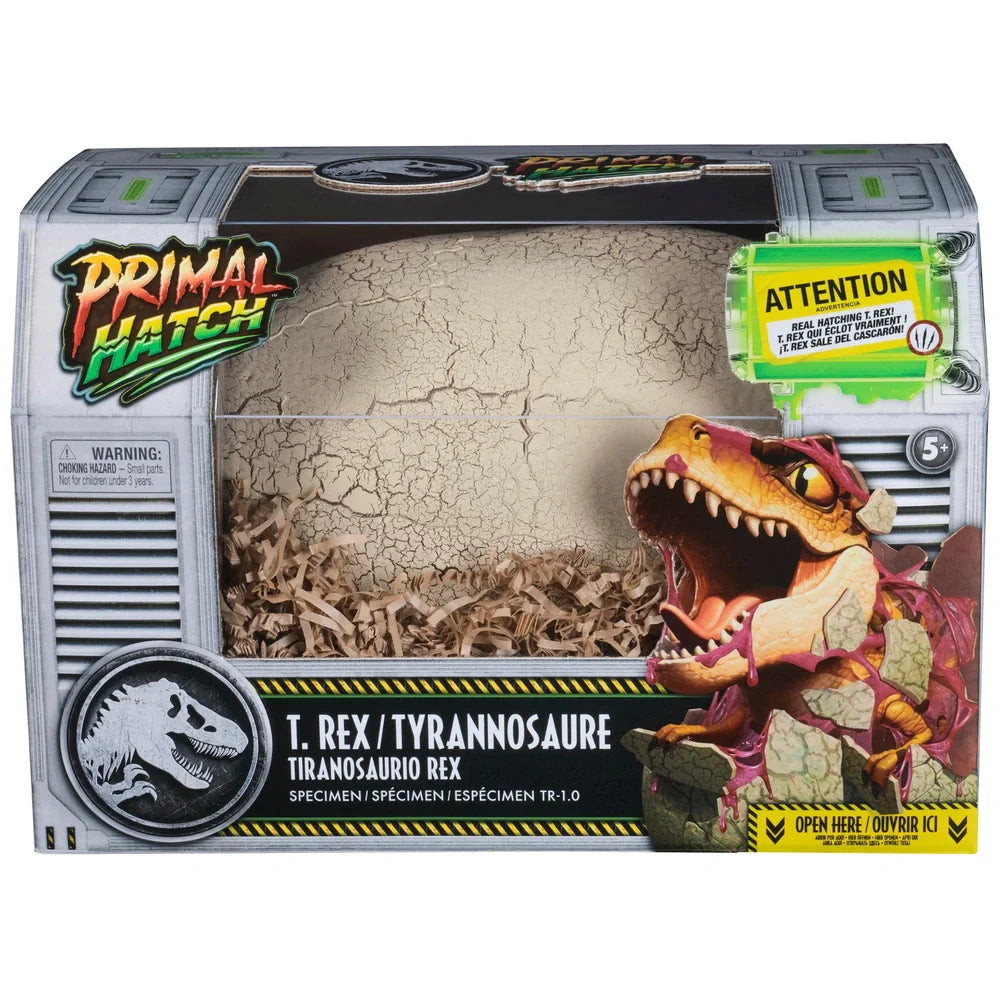 Jurassic World Primal Hatch Interactive Hatching T Rex Dinosaur
