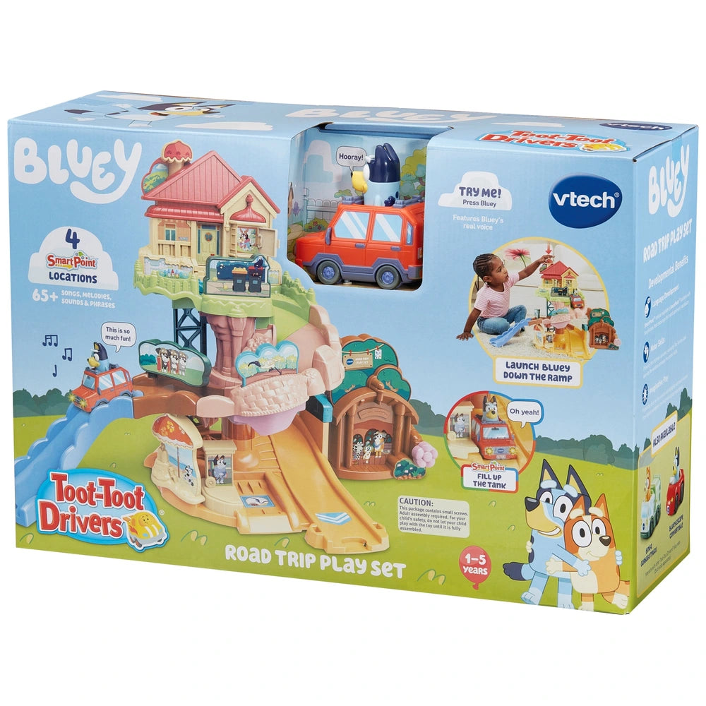 Bluey VTech Toot Toot Drivers Road Trip Playset
