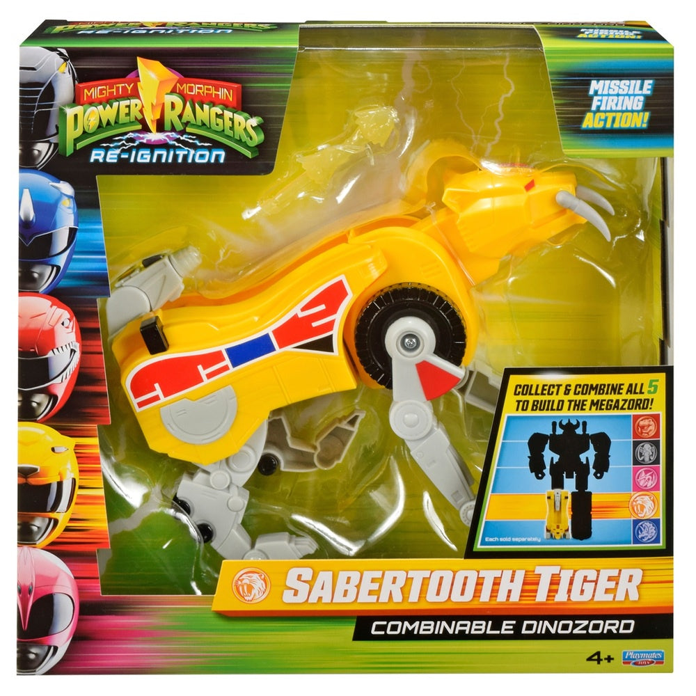 Power Rangers Mighty Morphin' Re-Ignite Dinozord Sabertooth Tiger