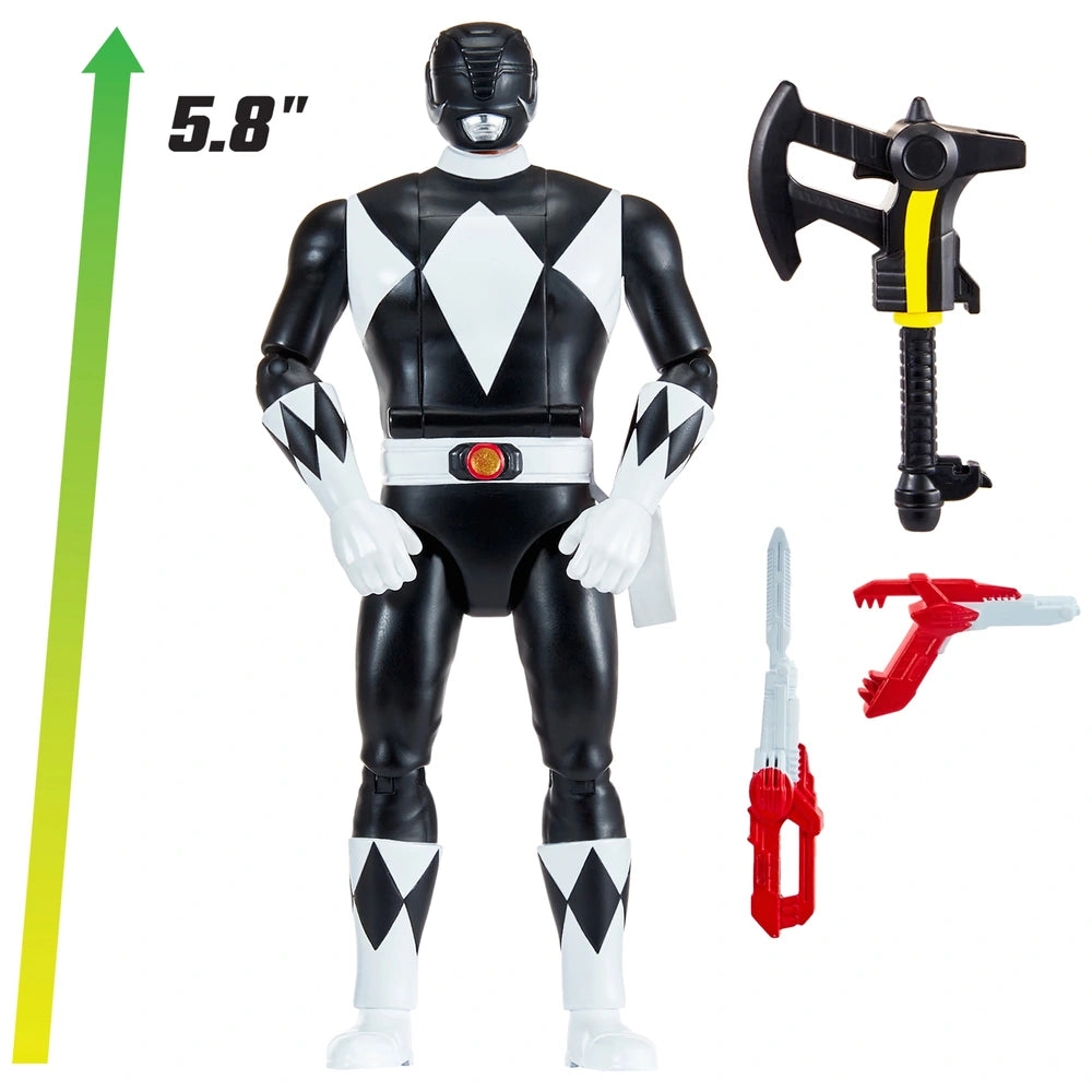 Power Rangers Mighty Morphin' Re-Ignite Action Figure Black Ranger