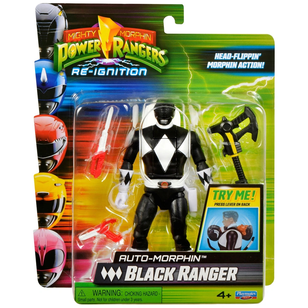 Power Rangers Mighty Morphin' Re-Ignite Action Figure Black Ranger