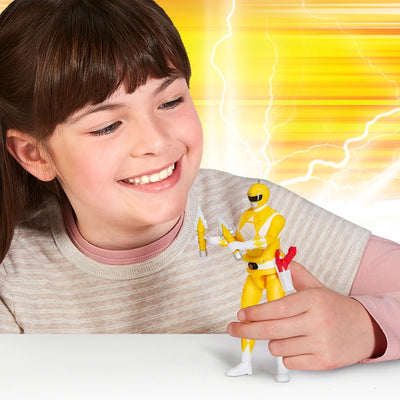 Power Rangers Mighty Morphin' Re-Ignite Action Figure Yellow Ranger