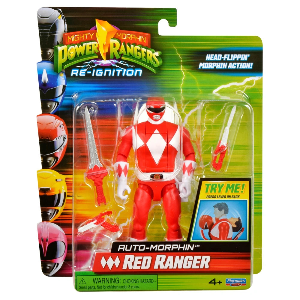 Power Rangers Mighty Morphin' Re-Ignite Action Figure Red Ranger