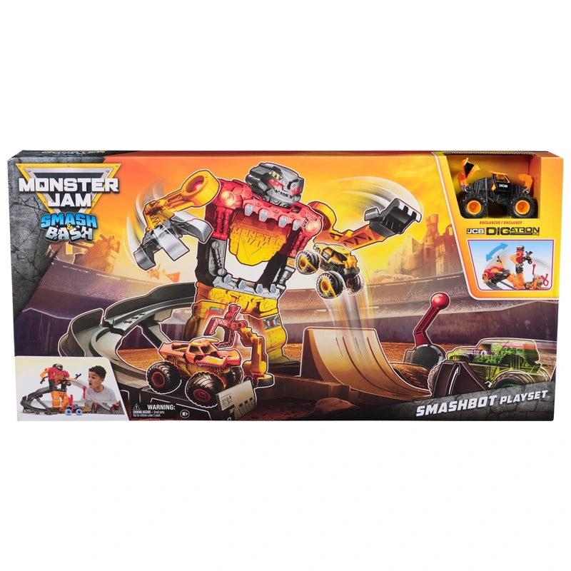 Monster Jam Smash And Bash Smashbot Playset