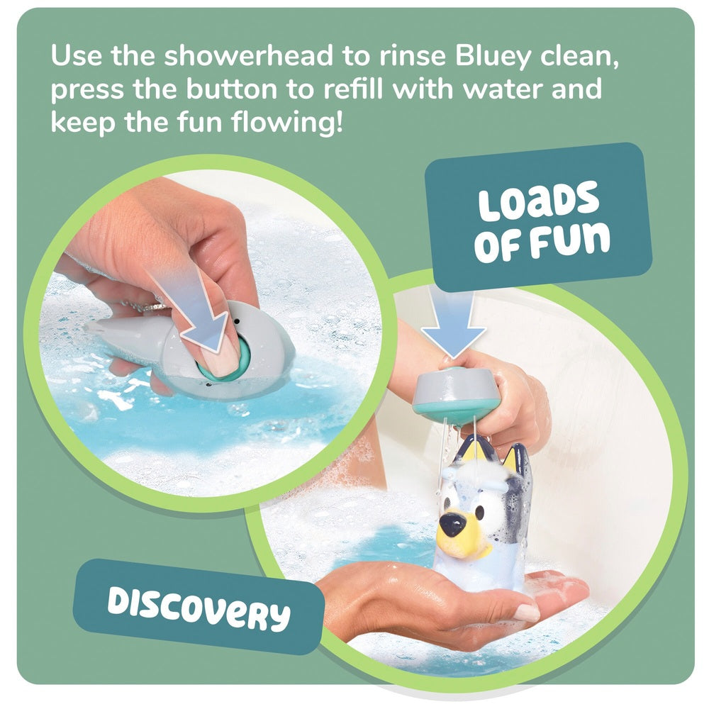 Bluey Shower And Scrub Bluey Bath Toy