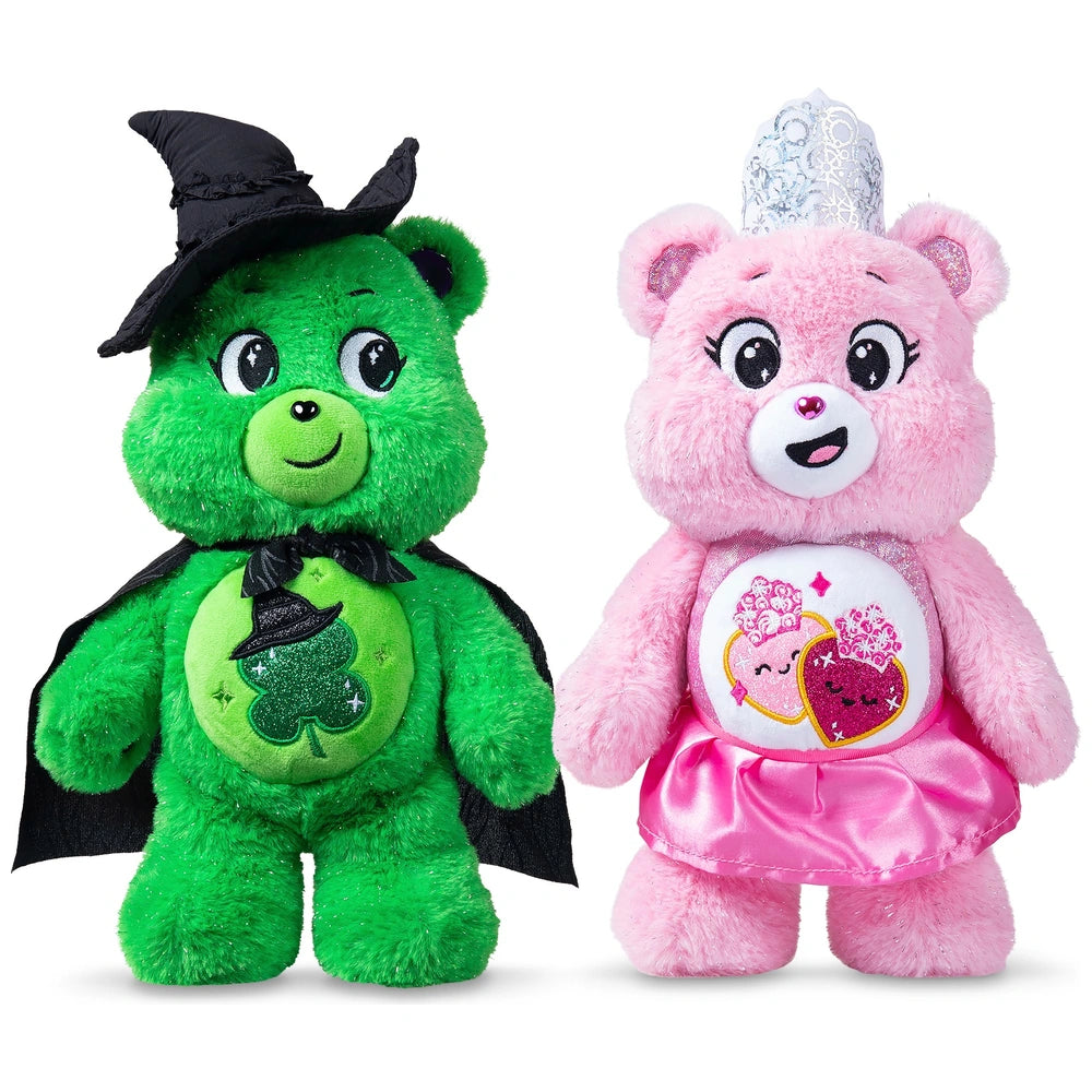 Wicked Care Bears 2 Pack Soft Toy Set Love A Lot Bear As Glinda And Good Luck Bear As Elphaba