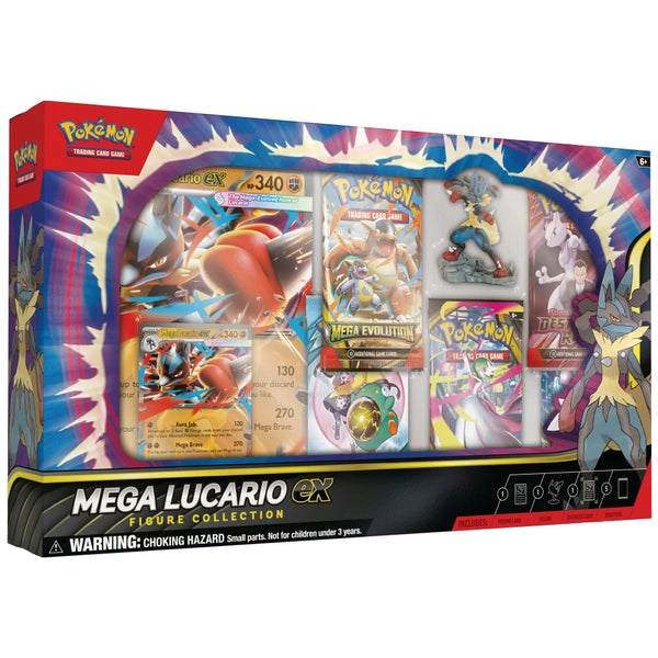 Pokemon Trading Card game Mega Lucario EX Figure Collection