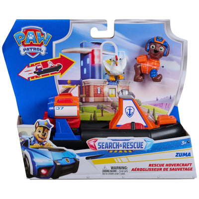 Paw Patrol Search And Rescue Zuma With Rescue Hovercraft