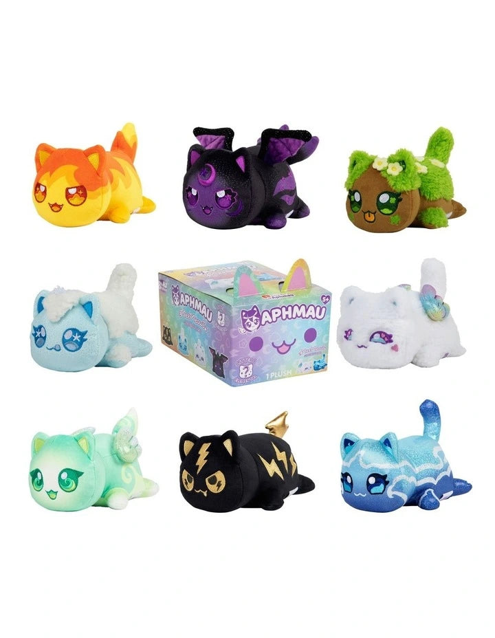 Aphmau MeeMeows Elemental Mystery Soft Toy Litter 8 Assorted