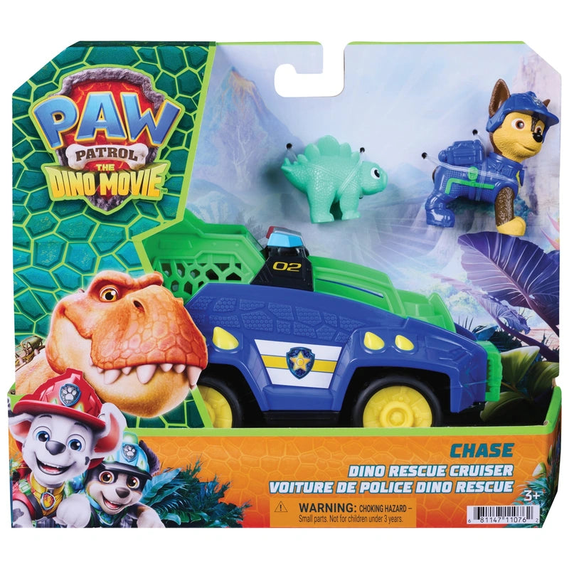 Paw Patrol Dino Chase Rescue Cruiser And Chase Figure