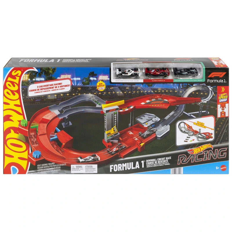 Hot Wheels Racing Formula 1 Downhill Circuit Race Track