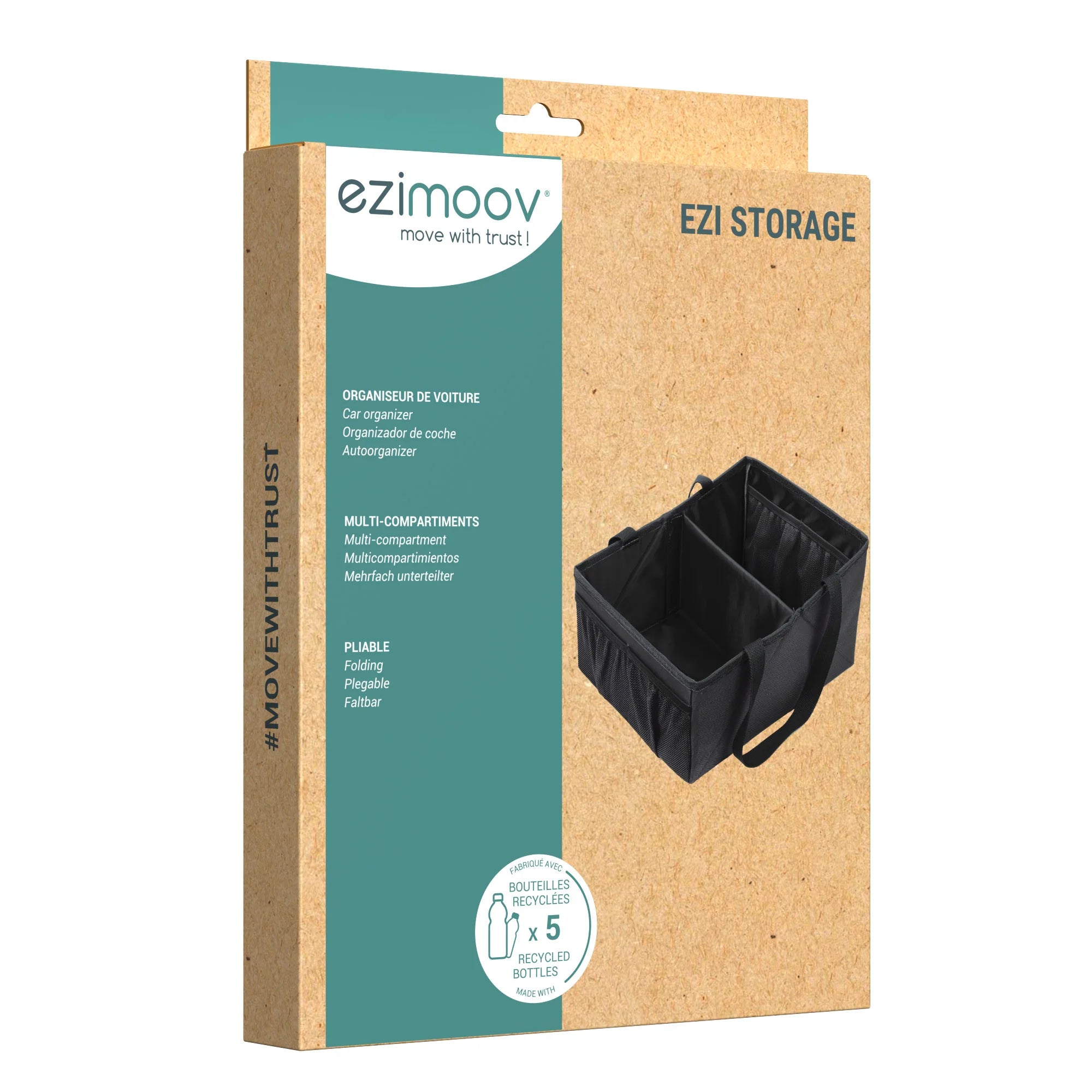 Ezimoov Ezi Storage Foldable Car Organizer