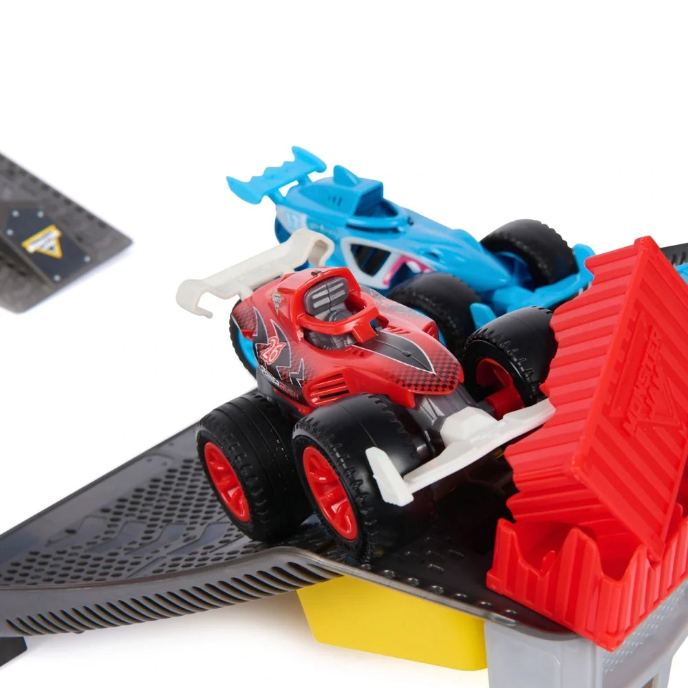 Monster Jam Monster Motors Rev Up Raceway Playset