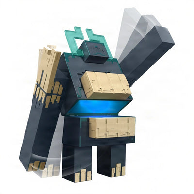 Minecraft Dungeons Warden Action Figures Twisted Warden And Soul Corrupted Creeper 2 Pack
