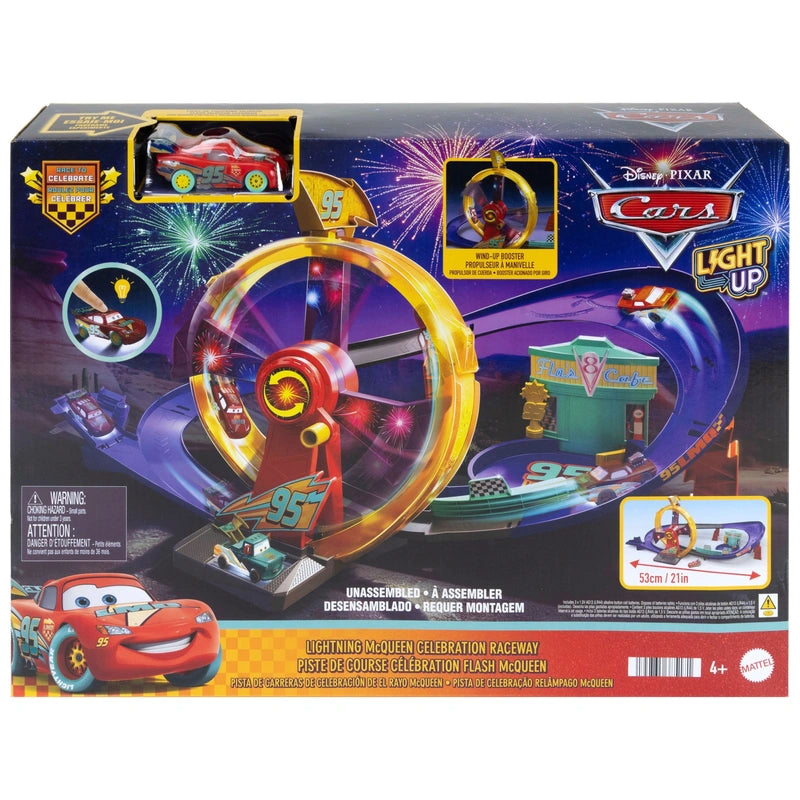 Disney Cars Lightning McQueen Celebration Raceway Track Set