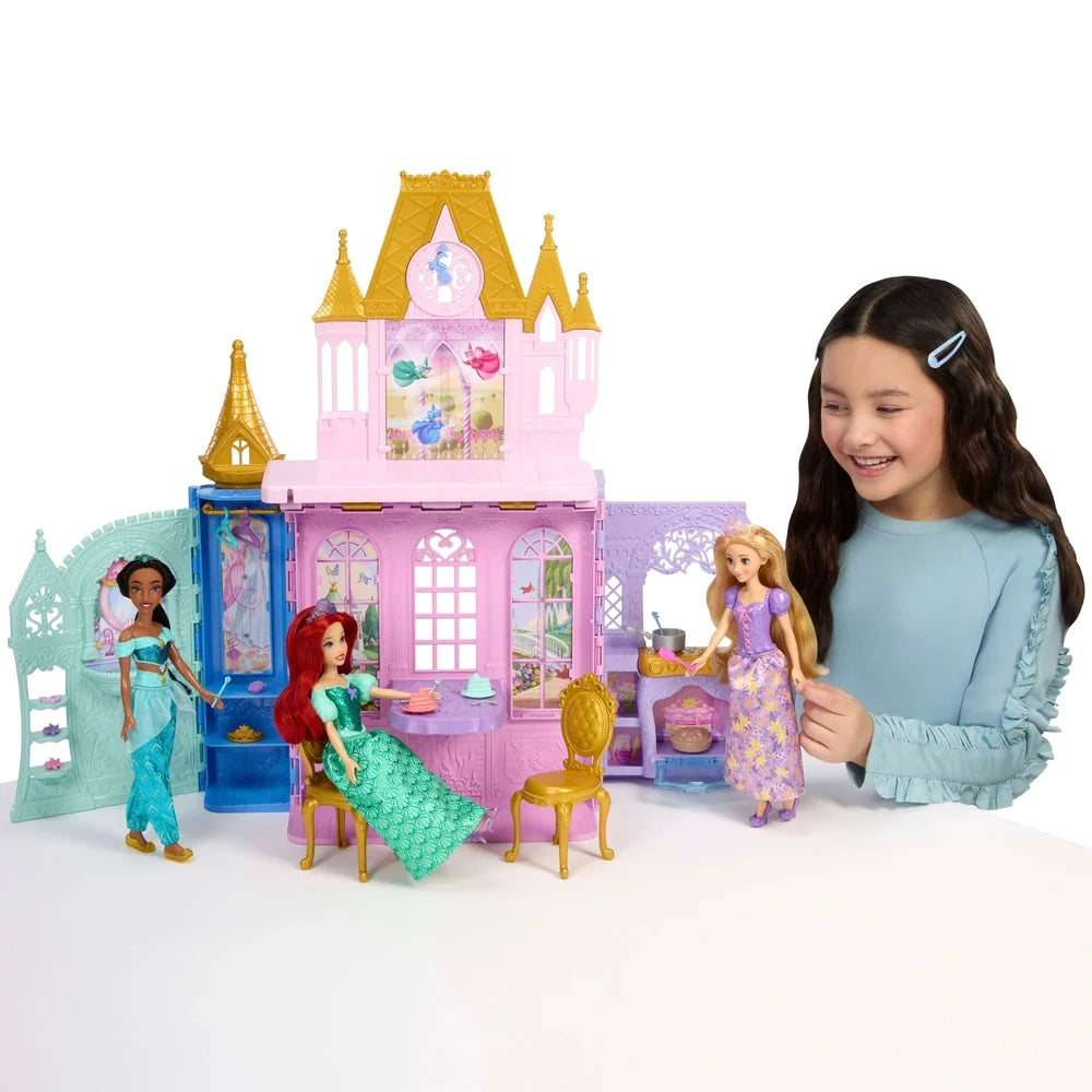 Disney Princess Fold n' Go Castle With Rapunzel Doll