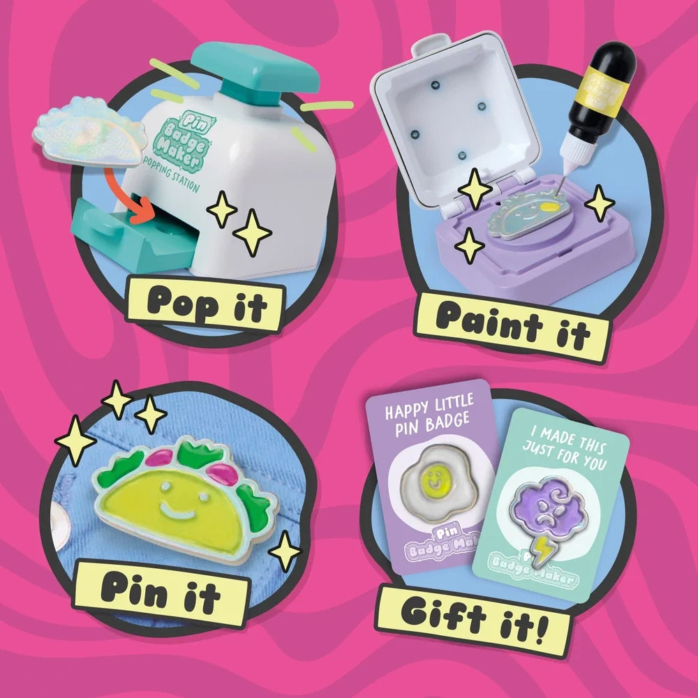 Pin Badge Maker Playset