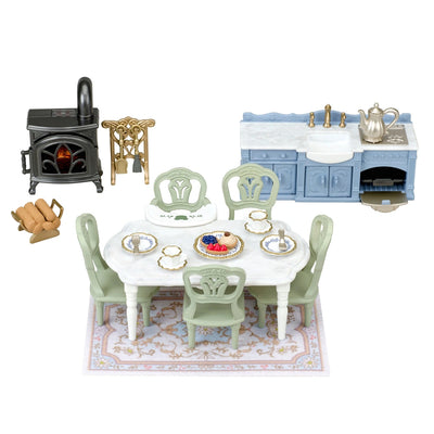 Sylvanian Families Red Roof Riverside Manor Elegant Dining Room