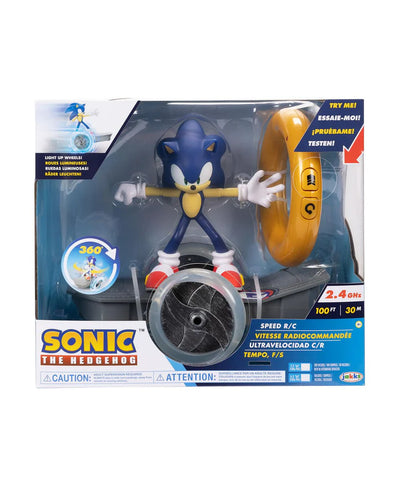 Sonic The Hedgehog Speed Remote Control Skateboard And Figure