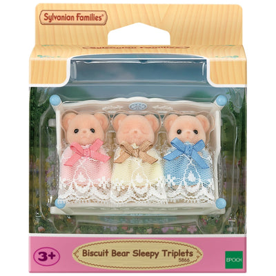 Sylvanian Families Biscuit Bear Sleepy Triplets