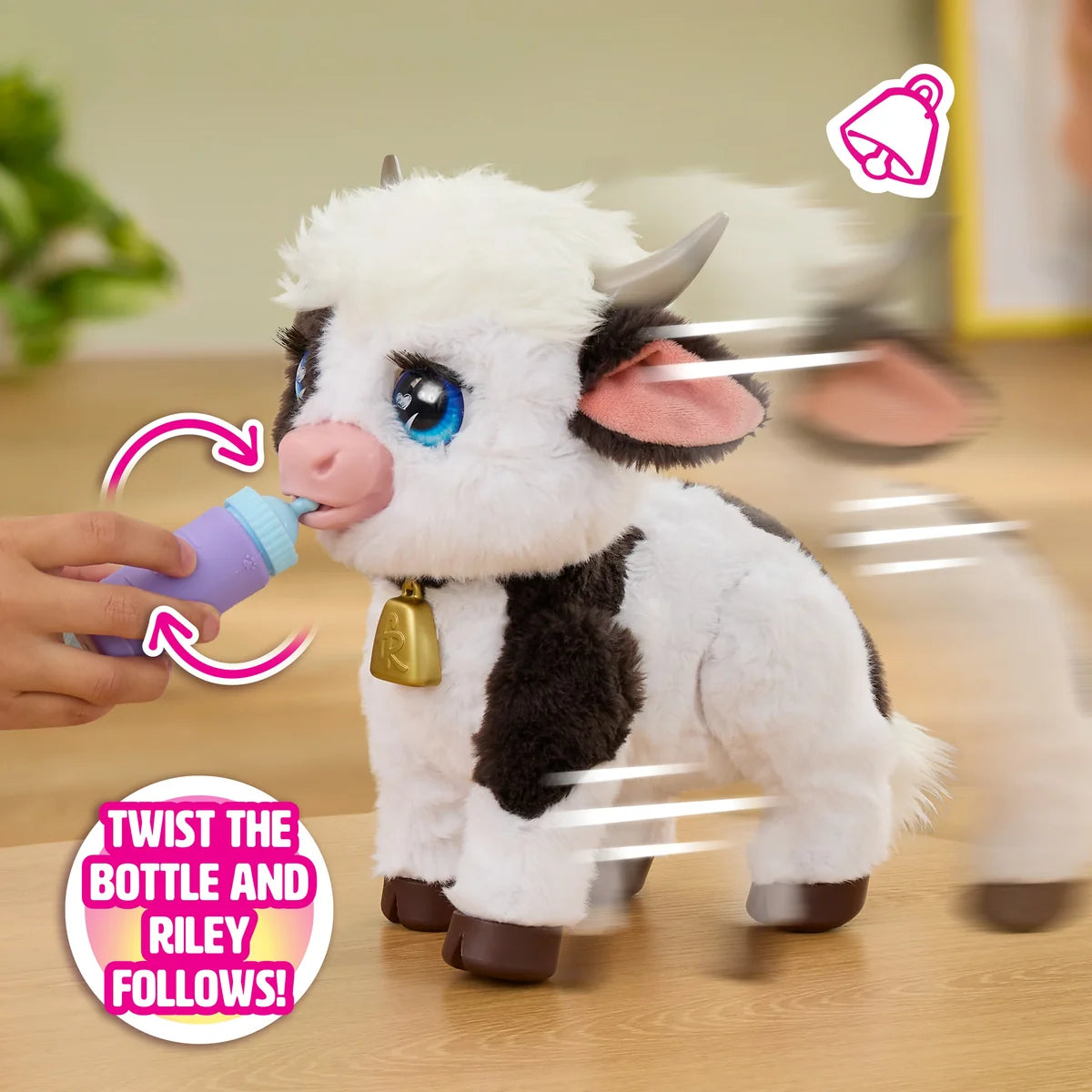 FurReal Riley The Feed And Follow Cow