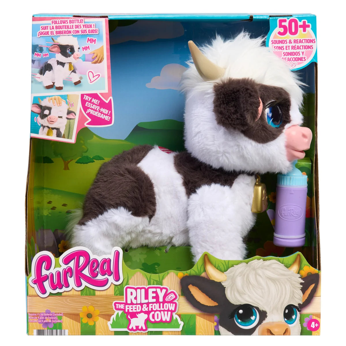 FurReal Riley The Feed And Follow Cow
