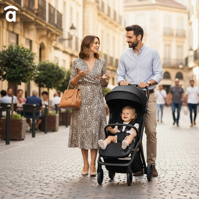 Asalvo Doha Stroller Black