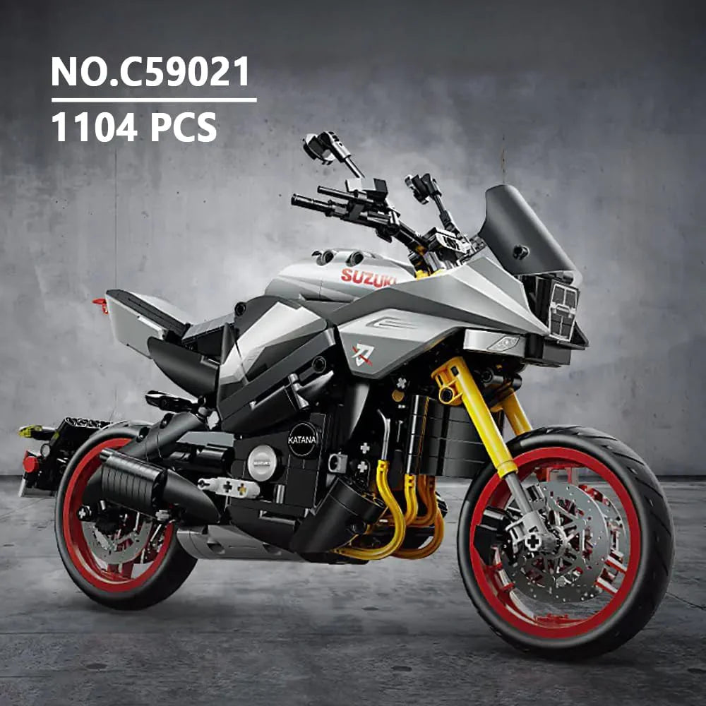CaDA Suzuki Katana 2022 Motorbike 1104pc Construction Set