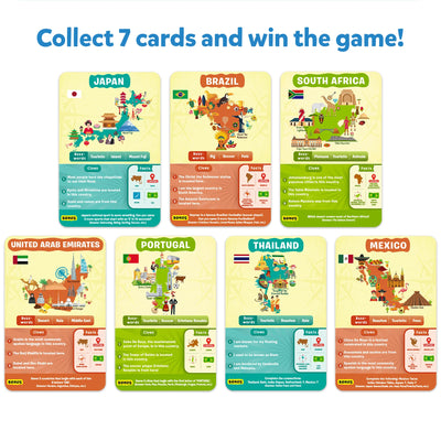 Skillmatics Guess In 10 Card Game Countries Of The World Edition
