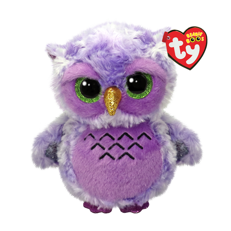 TY Owlivia Owl Beanie Boo Soft Toy Small