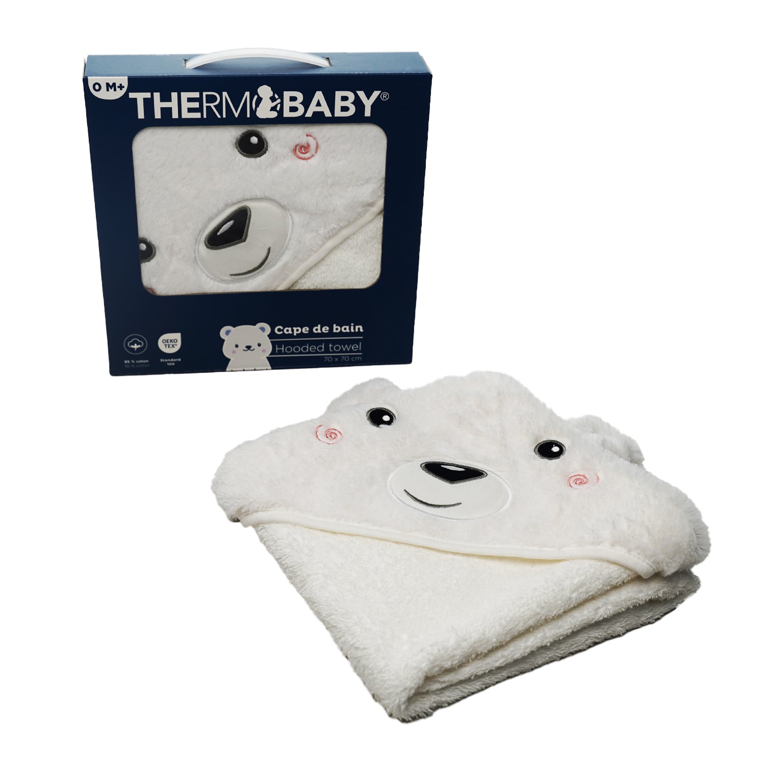 Thermobaby Hooded Towel Baby Bear