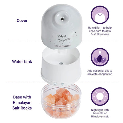 Clevamama ClevaPure Salt Lamp And Humidifier