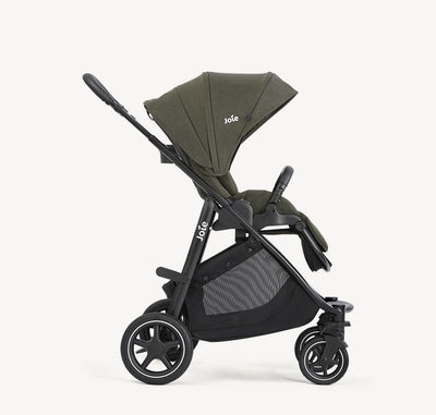 Joie Versatrax Travel System With Joie 360 Rotation Car Seat And Isofix Car Seat Base Fern