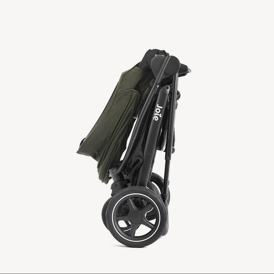 Joie Versatrax Travel System With Joie 360 Rotation Car Seat And Isofix Car Seat Base Fern