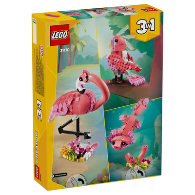 Lego Creator 31170 Wild Animals Pink Flamingo 3 In 1 Set