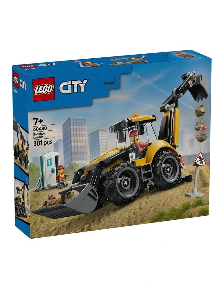Lego City 60480 Backhoe Loader