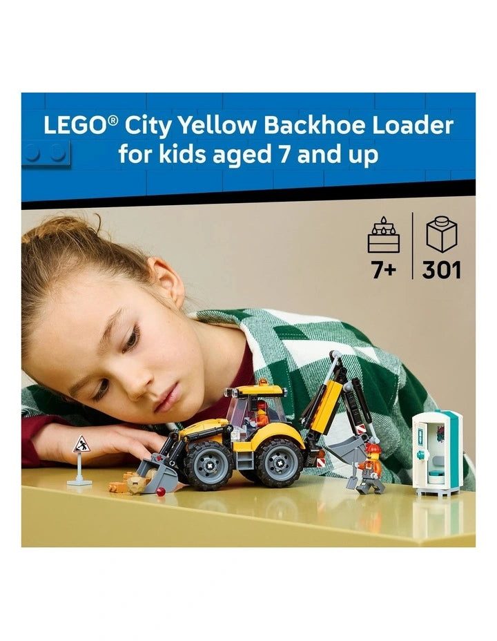 Lego City 60480 Backhoe Loader